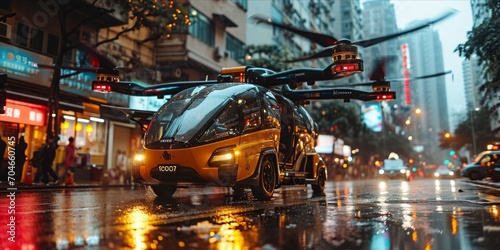 Urban Air Mobility Revolution: Navigating the Digital Frontier with Efficient and Sustainable Integration of Flying Taxis photo