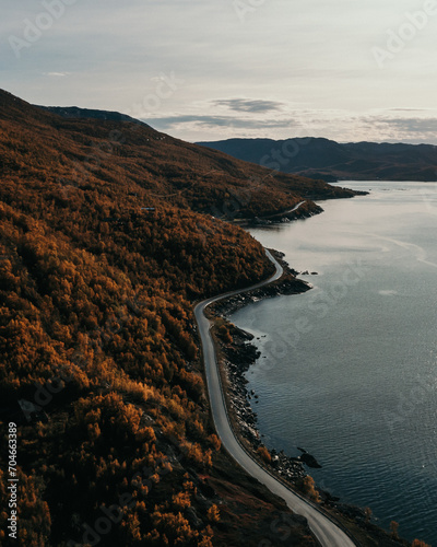 Küstenstraße in Norwegen