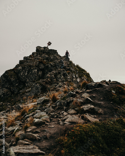 Berg auf den Lofoten, Norwegen