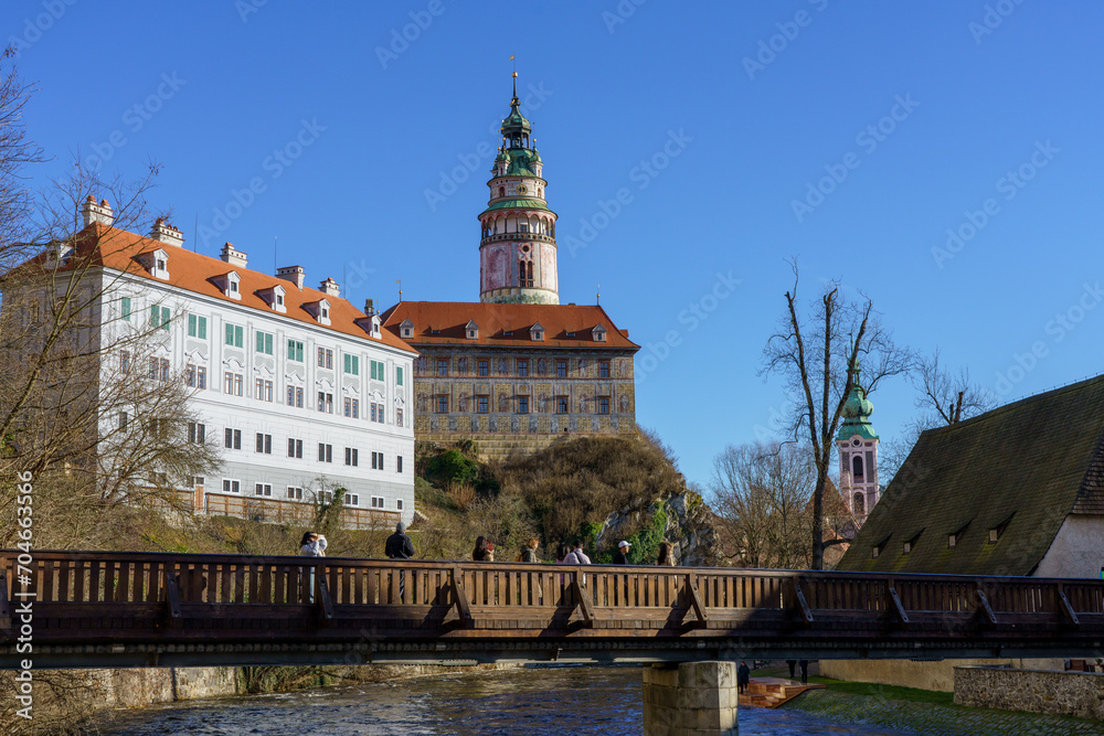 Fototapeta premium State castle and castle Cesky Krumlov 