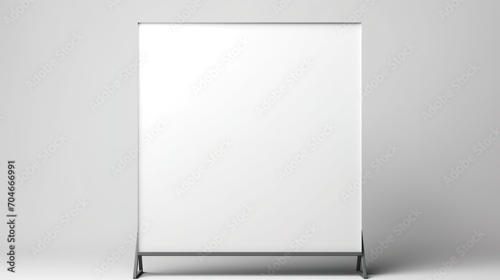 Empty presentation advertising poster banner standy board mockup template Empty presentation advertising poster banner standy board mockup template