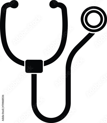 Stethoscope vector symbol illustration isolated on white background