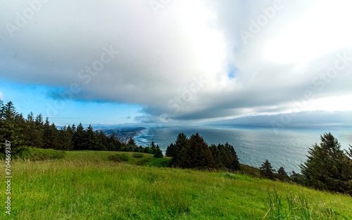 landscape with mountains