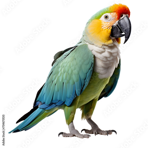 blue and yellow macaw