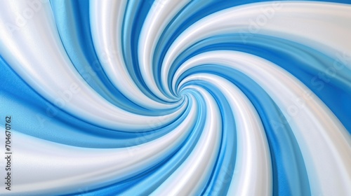Blue and white swirl starting from the center of the image, ice cream, background