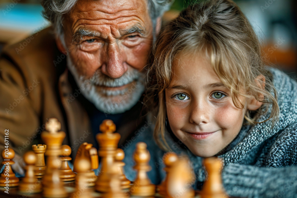 Grandfather's Chess Lesson