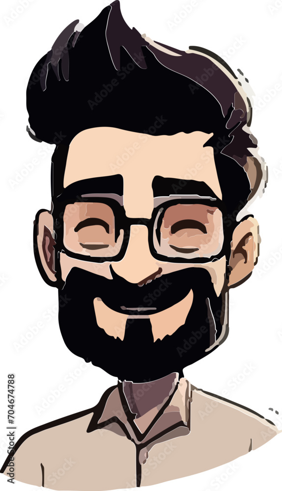 Obraz premium Gesicht Skizze Sportler avatar Vektor gezeichnet Tuschezeichnung