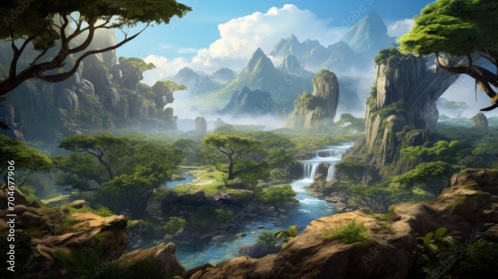 A beautiful, breathtaking land that hides its secrets game art A beautiful, breathtaking land that hides its secrets game art