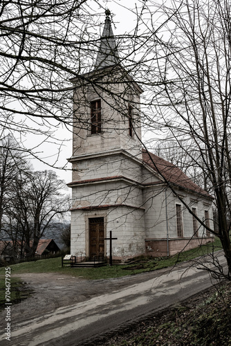 Miedzianka, former town, now a village. A former mining center. Old houses from their heyday.