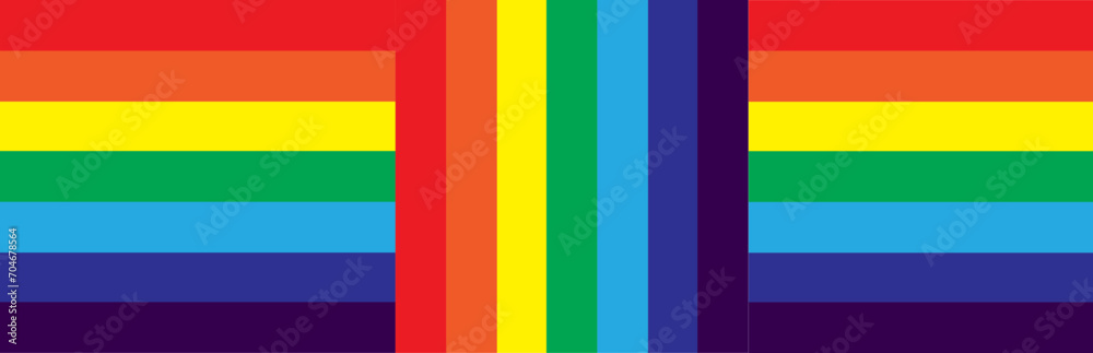 Rainbow Colours Abstract Vector Background
