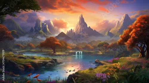 A beautiful, breathtaking land that hides its secrets game art photo