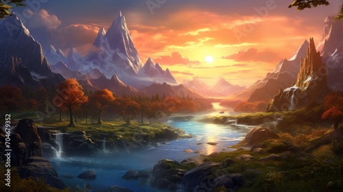 A beautiful, breathtaking land that hides its secrets game art