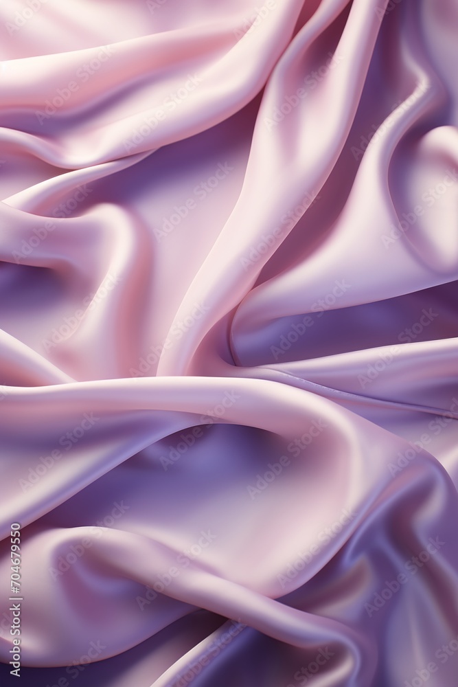 Close-up of pink silk fabric