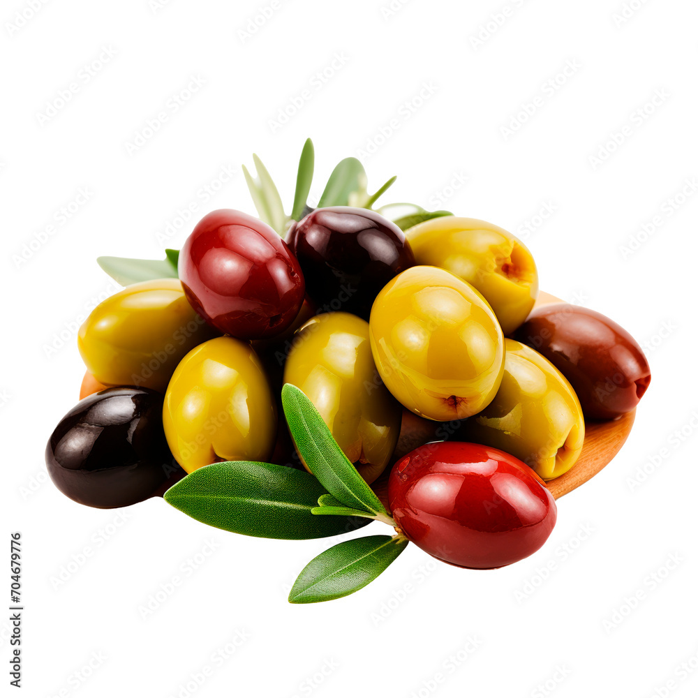 Antipasti olives isolated on transparent background. PNG Antipasti olives isolated on transparent background. PNG
