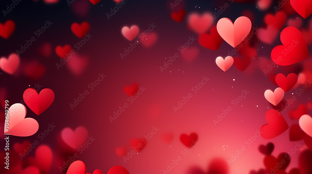 Valentine's Day hearts, Valentine's Day background, wedding background, blank copy space