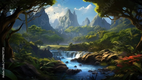 A beautiful, breathtaking land that hides its secrets game art