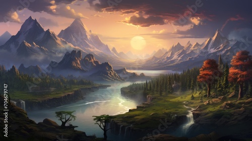 A beautiful, breathtaking land that hides its secrets game art