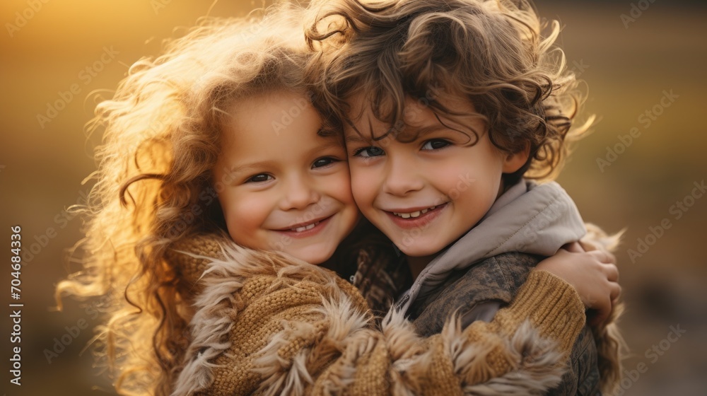 Hugging Compassion Celebrating connections and compassion, people sharing warm embraces in ...