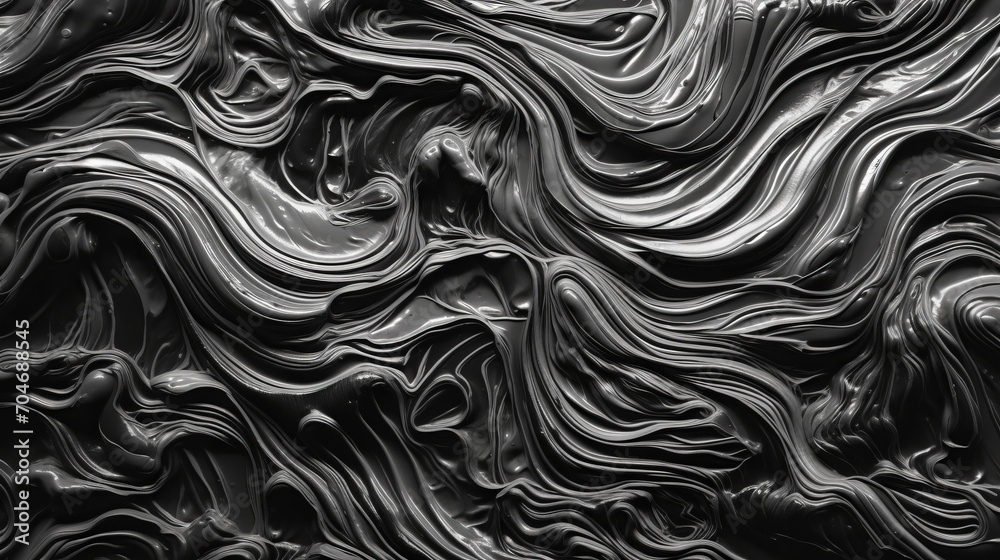 Abstract black and silver acrylic painted fluted 3d painting texture luxury background banner on canvas - Silver and black waves swirls. Decor concept. Wallpaper concept. Art concept. 3d concept. Abstract black and silver acrylic painted fluted 3d painting texture luxury background banner on canvas - Silver and black waves swirls. Decor concept. Wallpaper concept. Art concept. 3d concept.