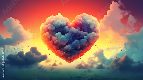 Valentine's Day hearts, Valentine's Day background, wedding background, blank copy space