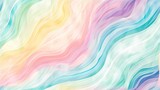  a multicolored background with wavy lines in pastel shades of blue, pink, yellow, and green.