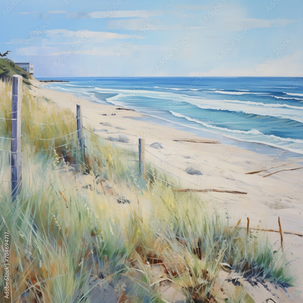 Tranquil Afternoon by the Sandy Beach Tranquil Afternoon by the Sandy Beach