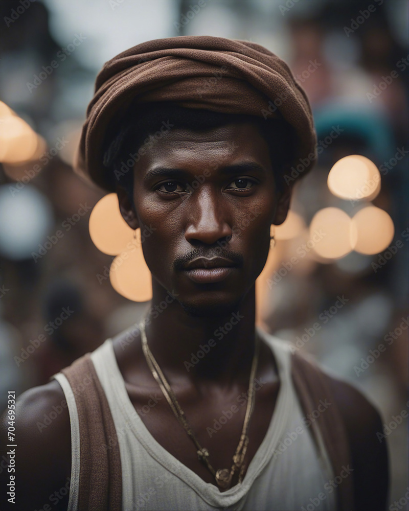 portrait of a black man portrait of a black man