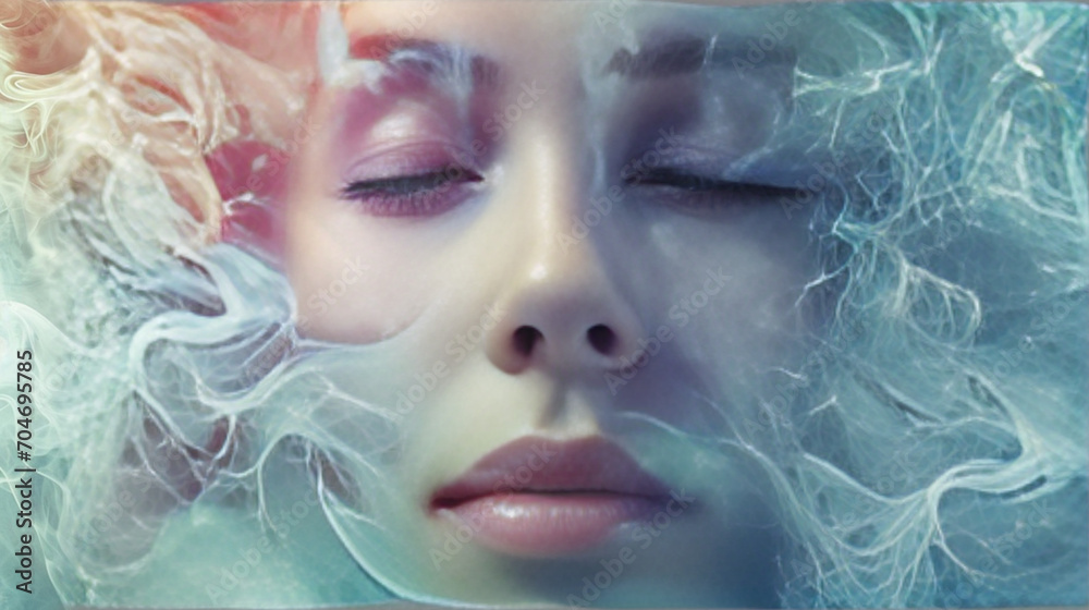 Fototapeta premium Analyzing the Role of Visualization Therapy in Cognitive Enhancement for Women's Facial Beauty and Self-Perception
