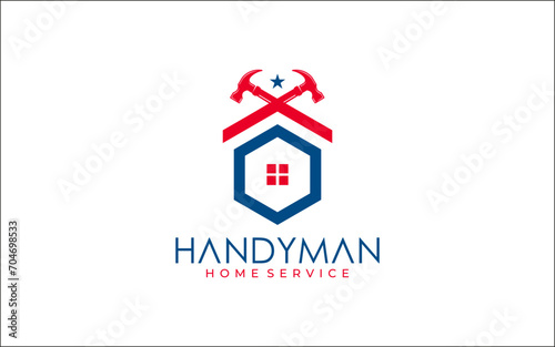 Illustration vector graphic of construction, home repair, renovation, and building concept logo design template