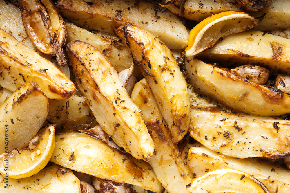roasted greek lemon potato