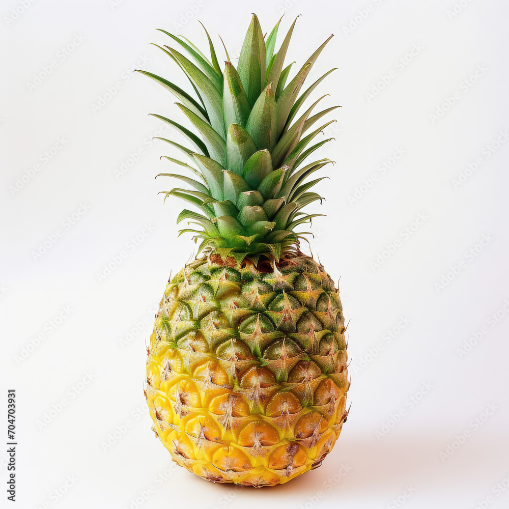 Fototapeta premium pineapple on white background