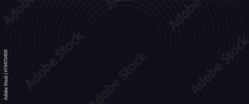 concentric upper gradient circle line pattern vector illustration with copy space, for background, graphic, element, poster