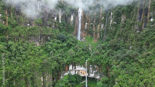 Yumbilla Waterfall: A visual journey through the impressive Amazon waterfall photo