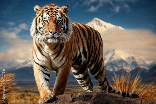 The Tiger Overlooking the Highlands