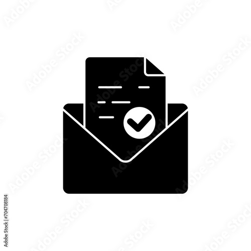 envelope concept line icon. Simple element illustration. envelope concept outline symbol design.