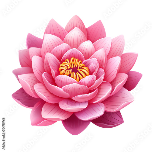 lotus flower isolated  water lily  transparent background  pink lotus  isolated cutout object