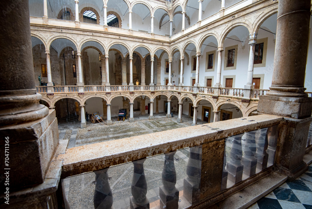 Naklejka premium Norman Palace in Palermo - Sicily - Italy