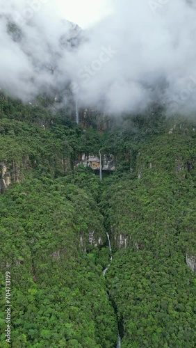 Yumbilla Waterfall: A visual journey through the impressive Amazon waterfall, Peru photo