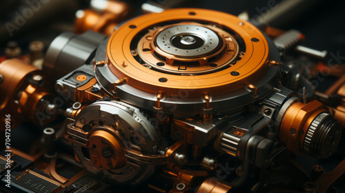 Wallpaper Mural The Future of Automotive Innovation: Advancements in Engine Technology, Power, and Data for Efficient Transportatio, generative AI Torontodigital.ca