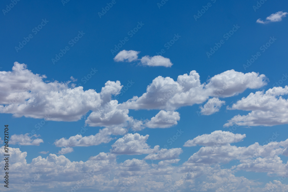 Blue Sky with Summer Clouds Blue Sky with Summer Clouds