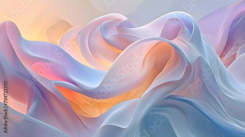 Abstract Colorful Wavy Background