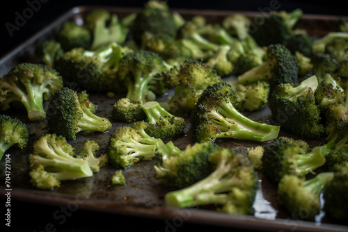 Roasted broccoli generative AI