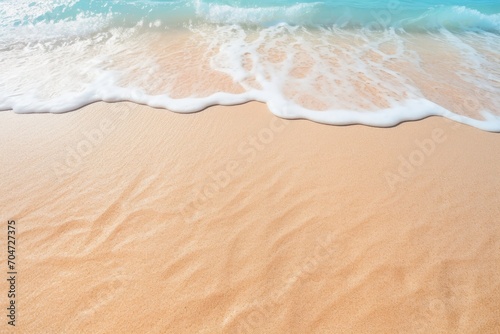 Close up of a beach in summer and sea background