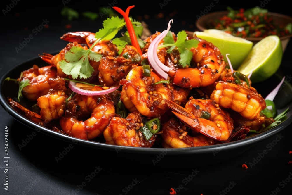 Hot explosive shrimp Hot explosive shrimp