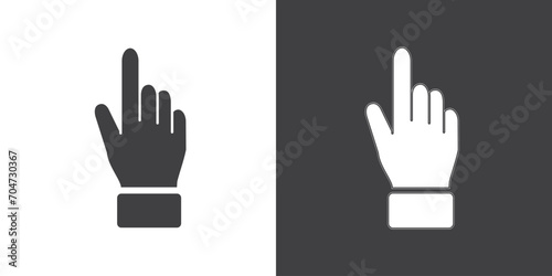 Double finger touch gesture related vector flat icon. Illustration of Touch screen gesture, Contains such icons as click, zoom, move, tap and more.