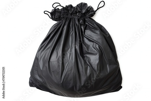 Garbage bag isolated on white background with clipping path