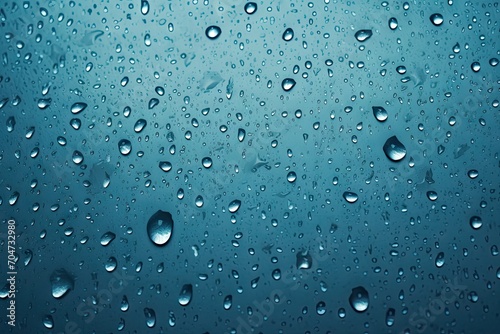 Stunning close up of raindrops