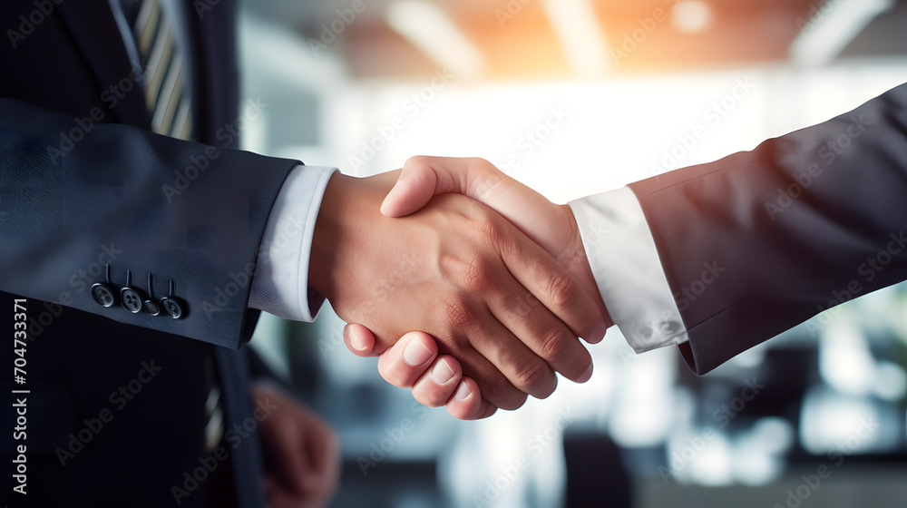 handshake between businessmen