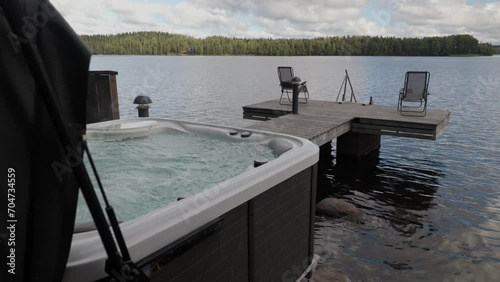 Hot Tub Finnish Lakeside Relax photo