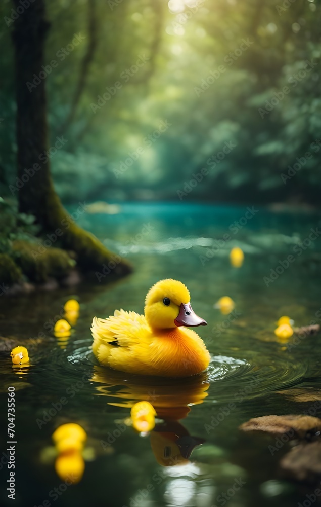 duck in water duck in water